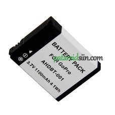 Gopro HERO1 HD 1100mAh AHDBT-001 asenduspatarei